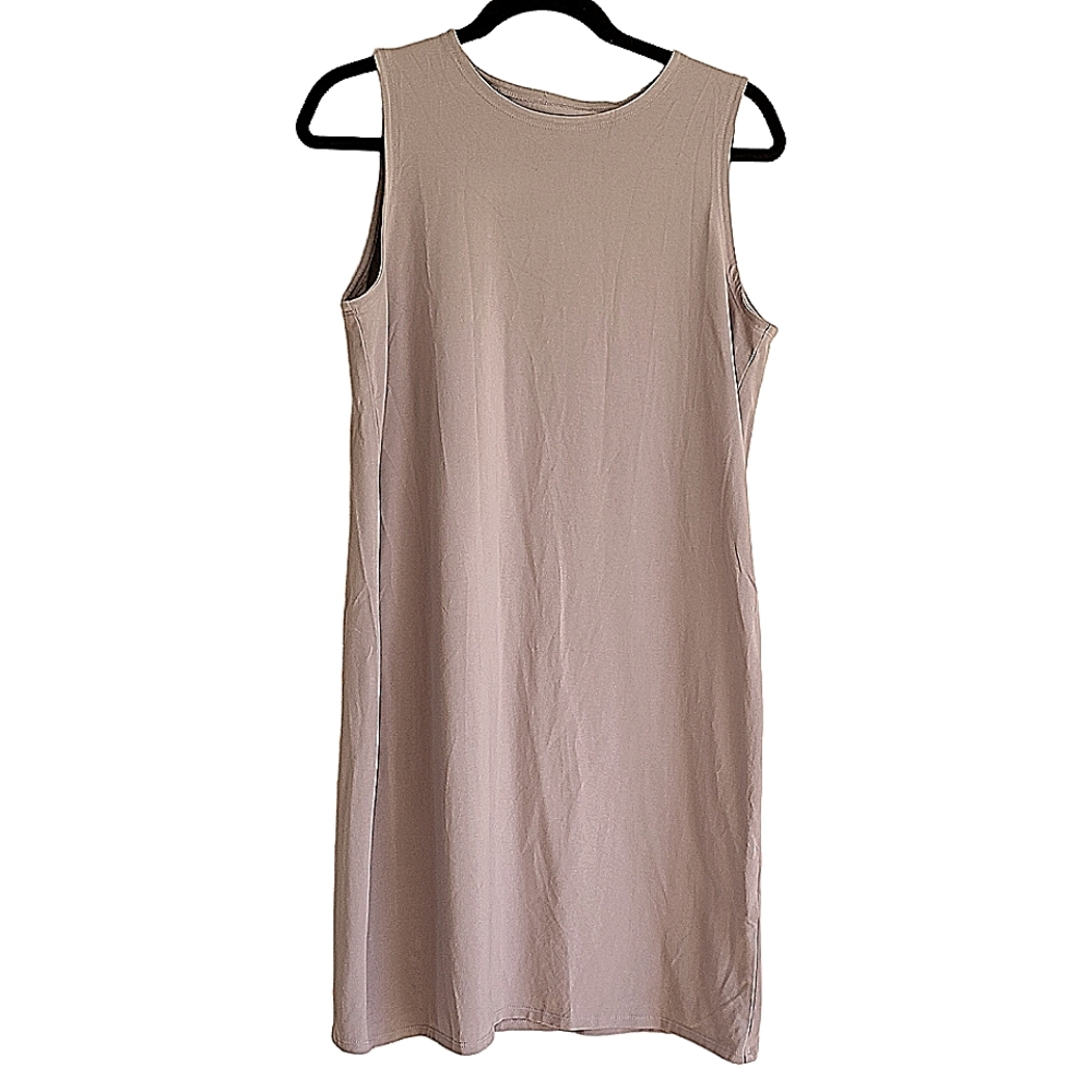 Eileen Fisher Lavender Organic Cotton Dress in Size Medium